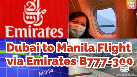 dubai to manila